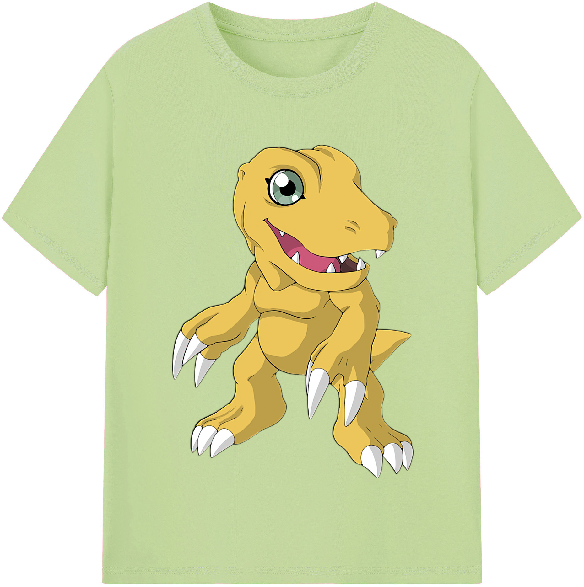 （画像用） Digimon デジタルモンスター/デジモン 綿100％半袖Tシャツ（フロントプリント）